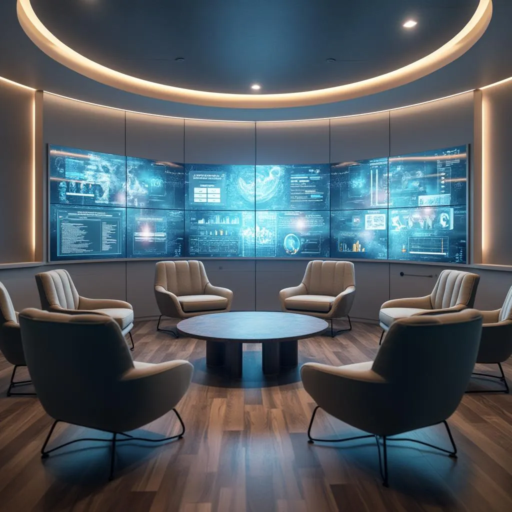Modern training facility with advanced technology